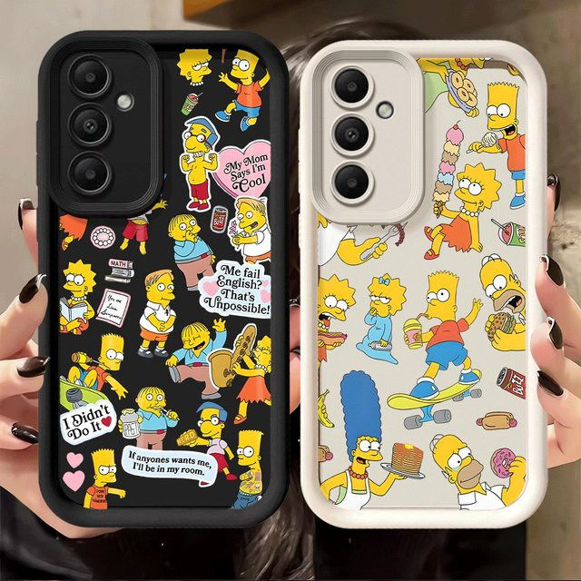 Die Simpsons Cartoon Handyhülle für Samsung Galaxy (verschiedene Modelle) in Multicolour - Bild 1