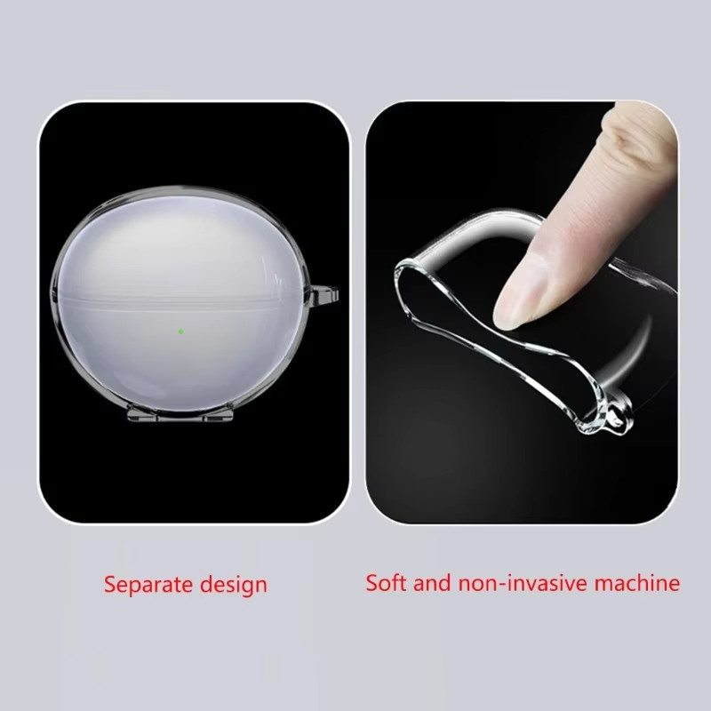 Stoßfeste Schutzhülle für Huawei FreeClip Clear Earbuds in Transparent - Bild 2