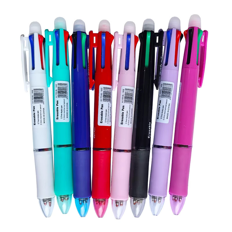 LCOMMO 5-in-1 Löschbarer Gelstift Mehrfarbig mit magischer Tinte für Schule und Büro - Bild 4
