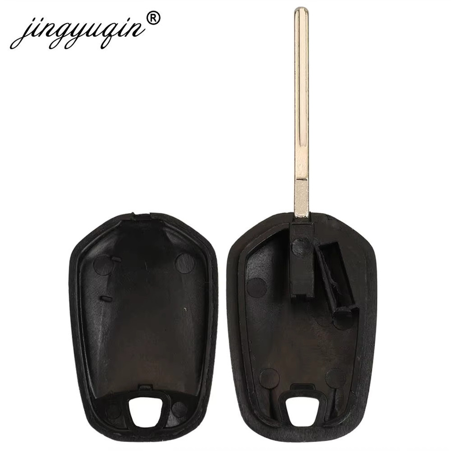 5 oder 10 Stück Uncut Klinge Blank Transponder Auto Schlüssel Shell Fall Fob für Peugeot 308 508 und Citroen C2 C4 C3 DS in Schwarz ohne Chip - Bild 2