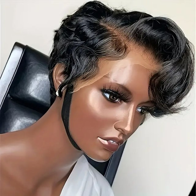 OYM HAIR Perücke, brasilianisches Echthaar, lockere Wellen, Damen - Bild 1