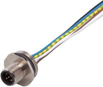 Ifm Electronic E11315 Einbaustecker gerade mit 5 Polen und 0,5 m Kabellänge für Sensoren - Bild 1