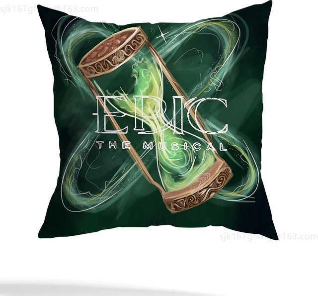 JMG Clothing E-Epic Das Musical Kissenbezug, Grün, B/H: 50 x 50 cm - Bild 1