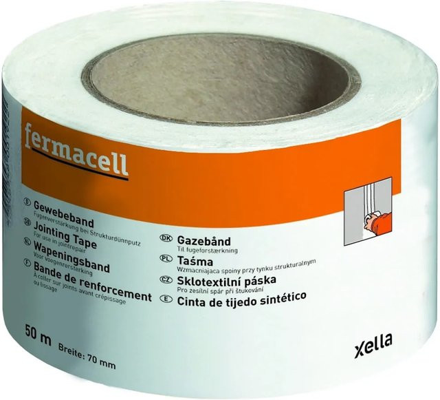 Fermacell Glasfasergewebeband Weiß Breite: 7 cm, Länge: 500 cm - Bild 1