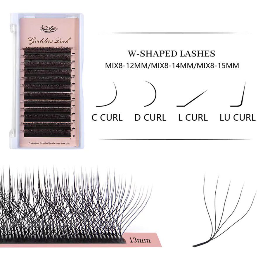 JB Jeyelabeau Bloom Lash Volumen-Wimpern, Faux Mink, Natürlich - Bild 3