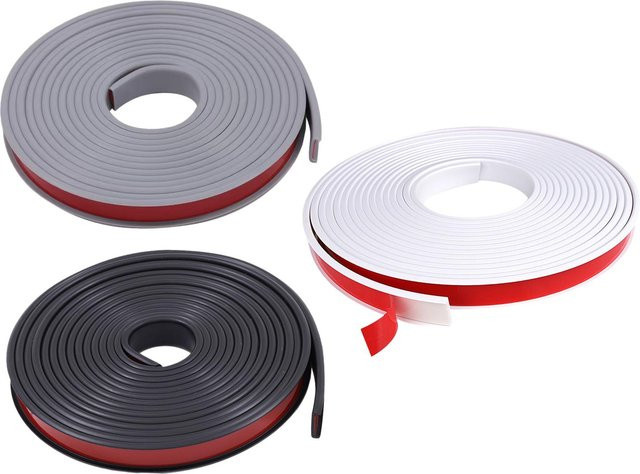 Selbstklebende U-Form Furnierkante in Schwarz für Möbel und Tischkanten, Dicke: 18 mm - Bild 1