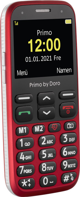 DORO Primo 368 Seniorenhandy Rot mit Wi-Fi und GPS - Bild 2