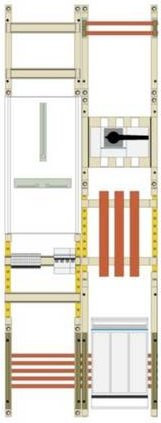 Hager Mess- und Wandlerfeld UF52WG3-LS in Weiß - Bild 1
