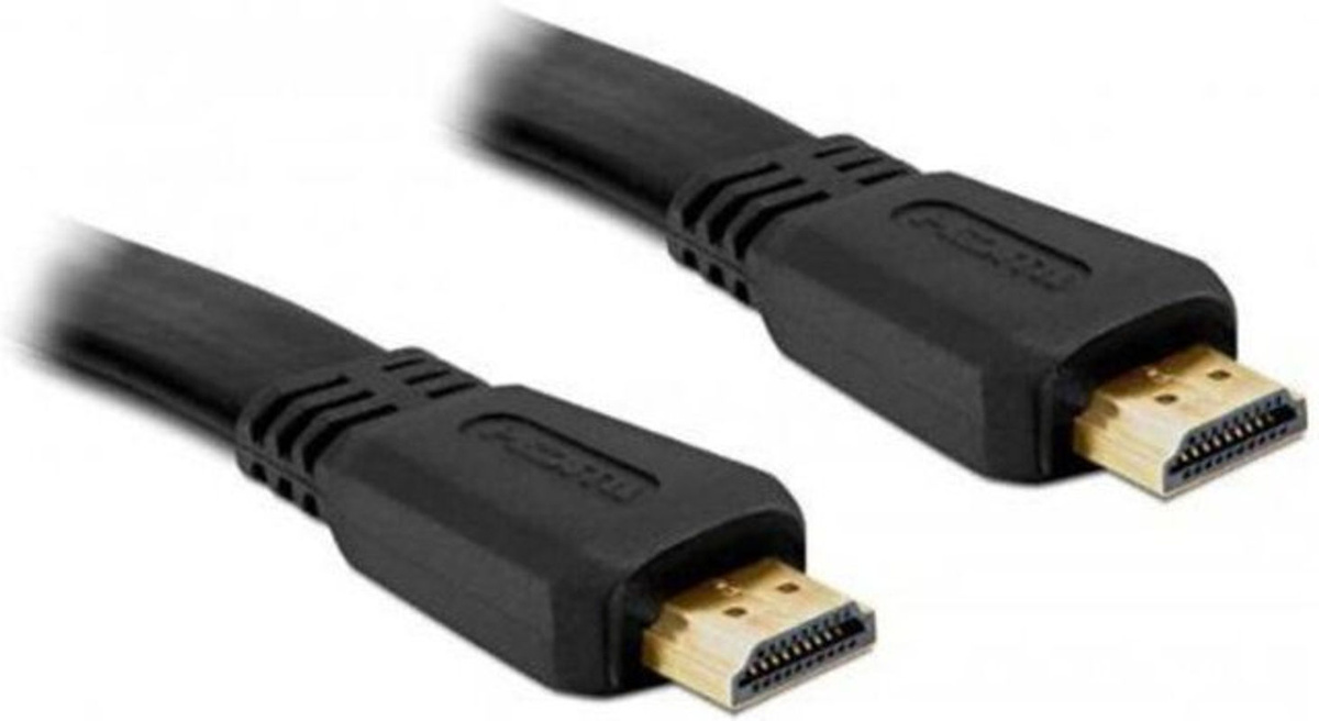 Delock HDMI Anschlusskabel 4K UHD mit Ethernet/LAN, Schwarz, Länge: 2,00 m - Bild 2