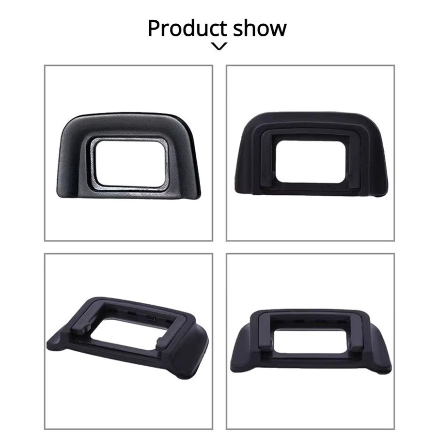 Silikon Kamera-Augenmuschel Sucherabdeckung DK-20 für Nikon DSLR in Schwarz - Bild 3