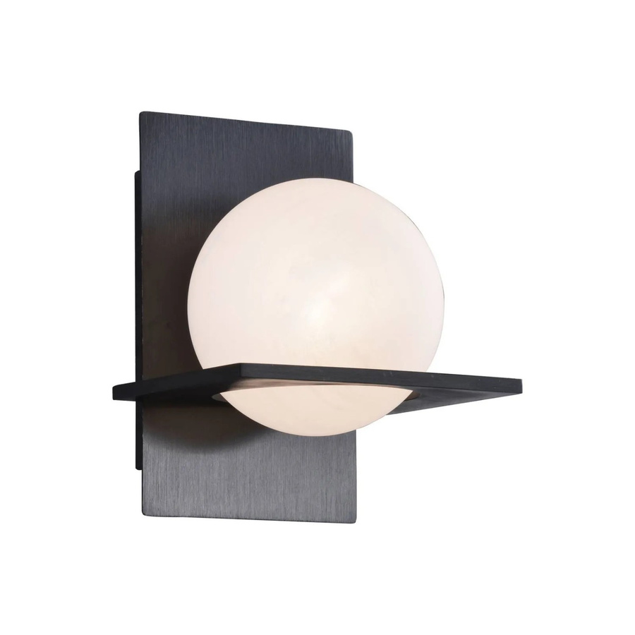 Lucande Wandleuchte Kulka 10020441 Modern Schwarz aus Metall und Glas, 1-flammig, G9 - Bild 2