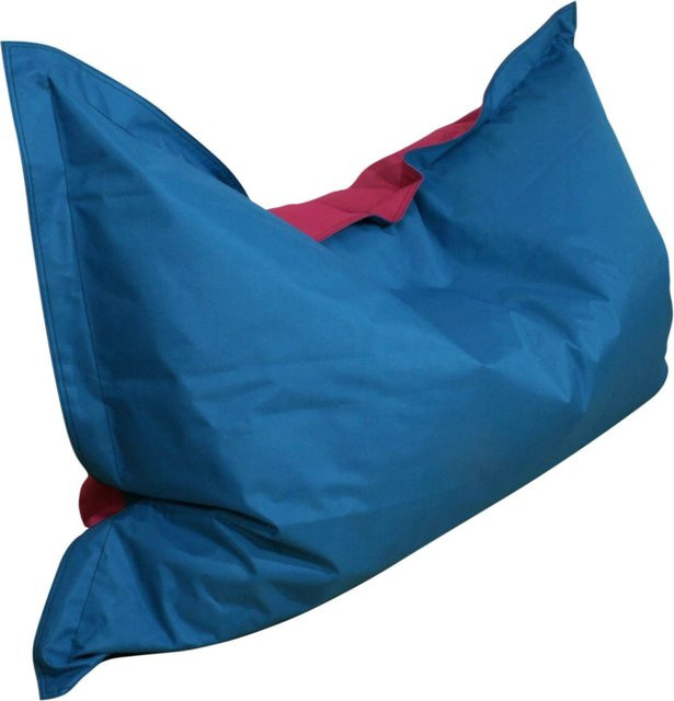 Kinzler Sitzsack Small Chille in türkis-pink mit EPS-Polystyrol-Kügelchen - Bild 1