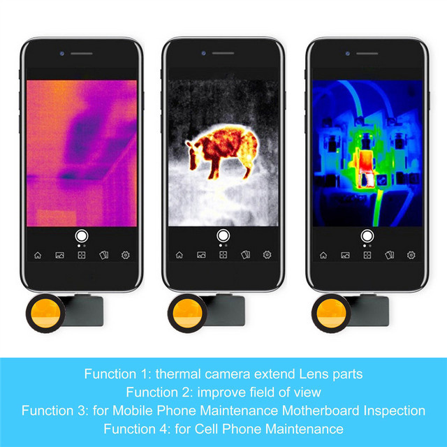 Seek L67A Pro Makro-Objektiv für Seek Kamera PCB Reparatur in Schwarz - Bild 1