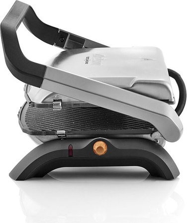 Arzum Tostçu Delux Kontaktgrill und Sandwichmaker aus Edelstahl, 1800W, Silber