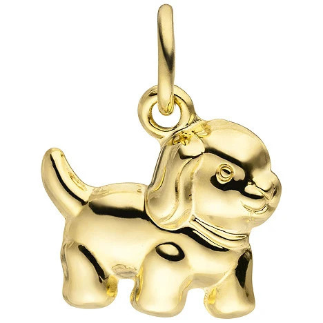 Colfem Anhänger Hund, 333 Gelbgold, Unisex - Bild 1