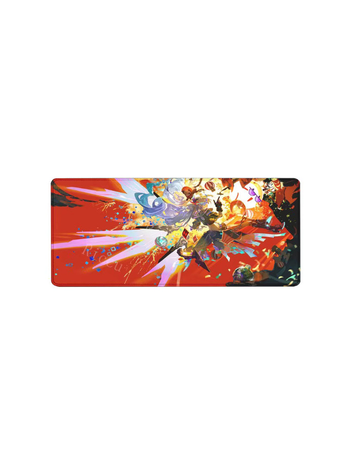 Mauspad Anime Girl Silver Wolf LV.999 Honkai Star Rail XXL Schreibtischunterlage Multicolour - Bild 5