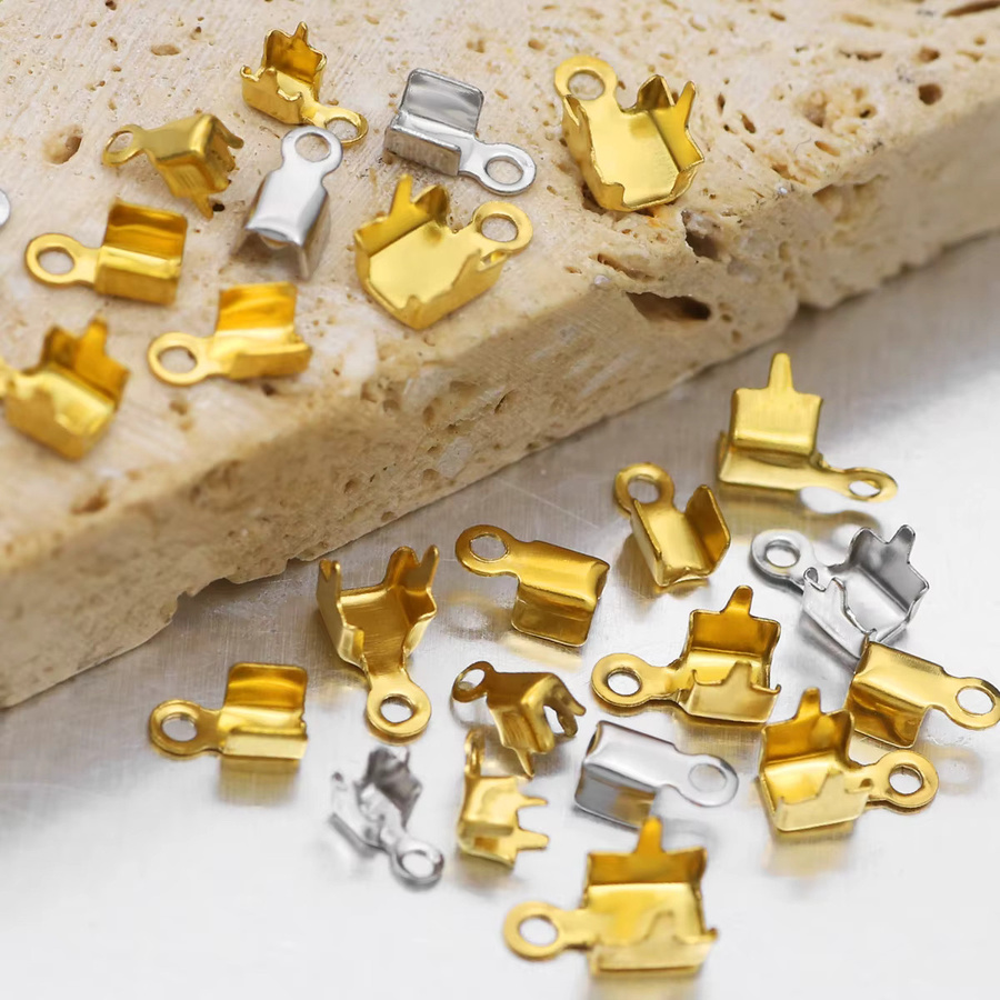 JHNBY Ohrringe, Edelstahl-Kabelklemmen, 2–4 mm, mehrfarbig - Bild 2