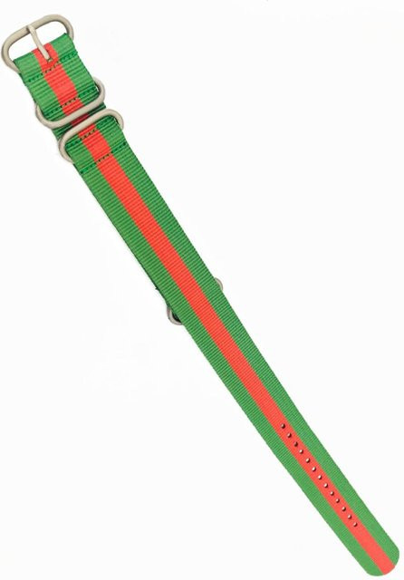 ENE Armbanduhr, Textil/NATO, green, Unisex - Bild 1