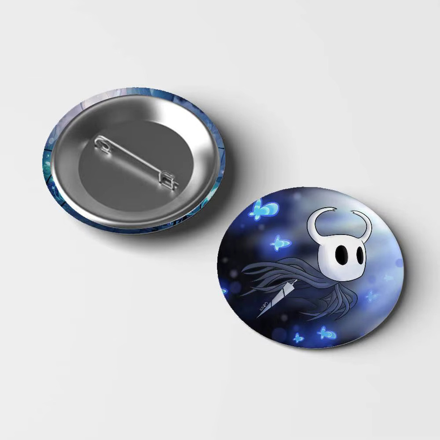 52TOYS Hollow K-Knight Cartoon-Abzeichen, Fantasy, multicolour, round - Bild 7