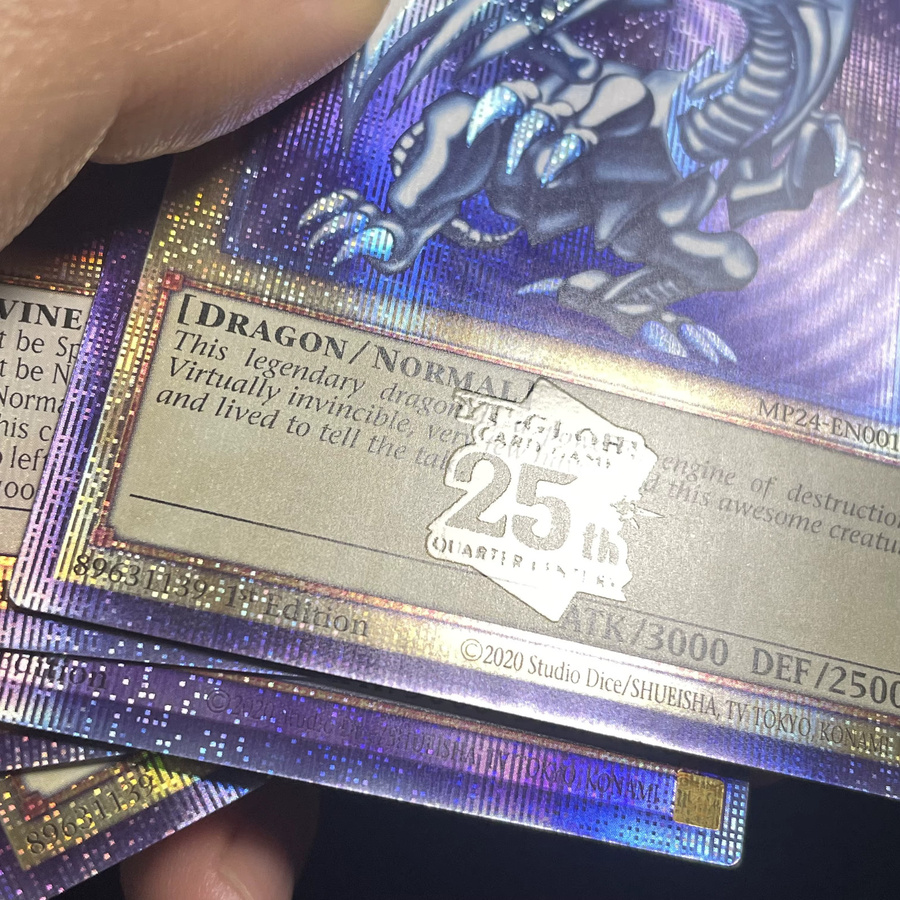 KAYOU Yu-Gi-Oh! Dragon Master Magia BLTR-EN118 Blue-Eyes Quarter Century Secret Rare 25th Anniversary Card - Bild 3
