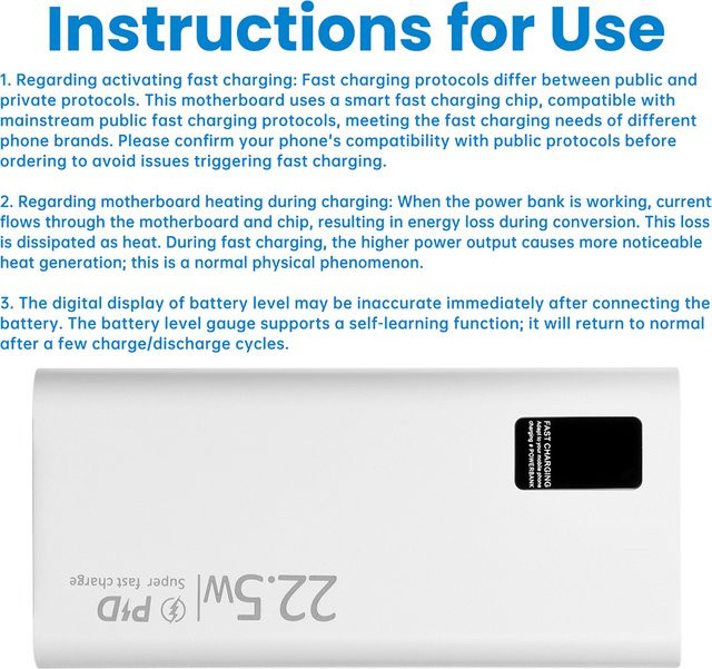 DIY Power Bank Kit 20000 mAh mit 22,5 W Schnellladung in Weiß - Bild 1