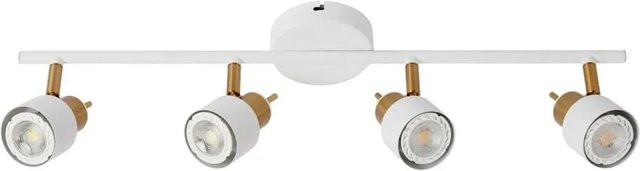Arte Lamp Deckenstrahler Almach 4-flammig schwenkbar in Weiß mit GU10 Fassung - Bild 1