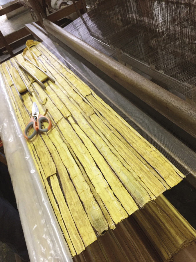 Omexco Tapete Seraya 13 SRA1304 Gelb Vlies Non-Woven mit botanischem Natur-Design und Streifenmuster - Bild 2