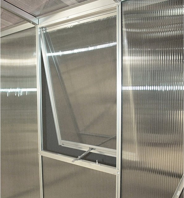 Vitavia Seitenfenster V für Gewächshäuser aus Aluminium in Silber, Breite: 59,5 cm, Höhe: 79,2 cm - Bild 1