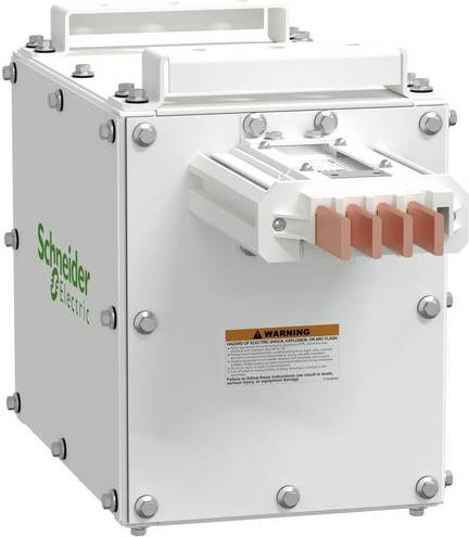 Schneider Electric ITSC400ES42BO0500E Endeinspeisekasten I-Line Track, 400A, Kupfer, 3L+N+PE, IP42, Linksmontage, Weiß - Bild 1