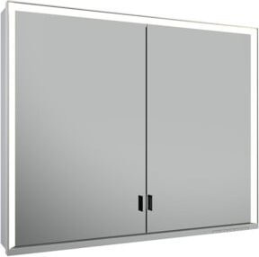 Keuco Tür Royal Lumos 2-türig in Silber eloxiert, B/H/T: 90 x 73 x 16 cm - Bild 1