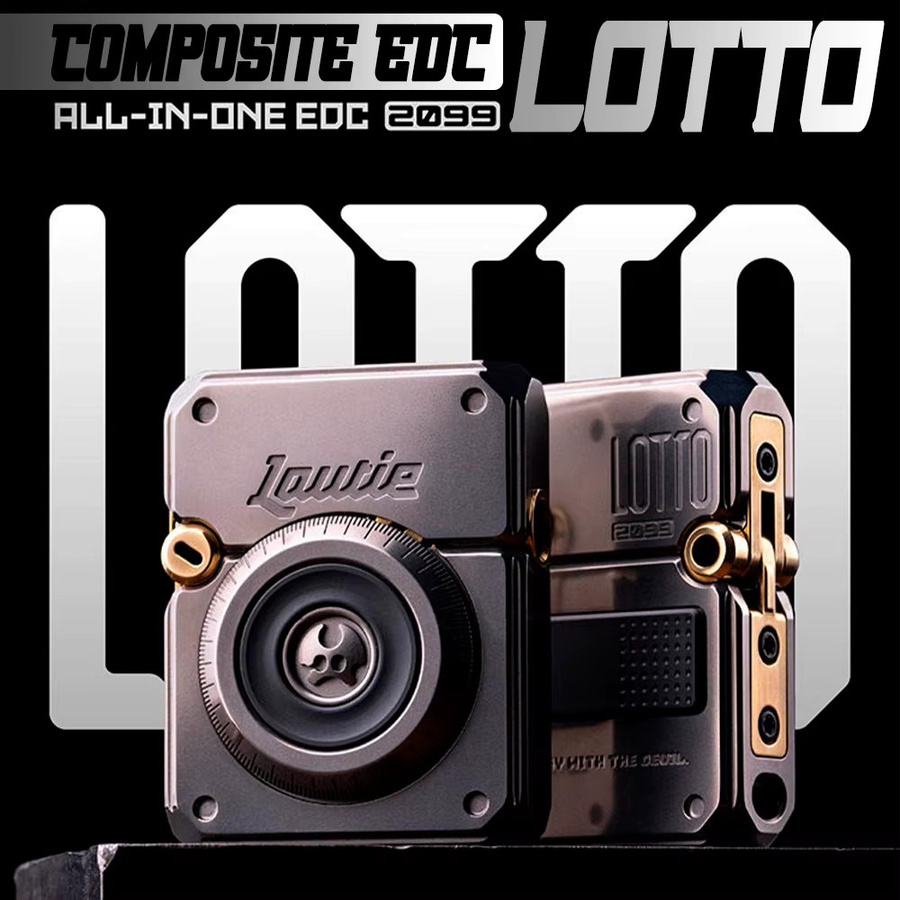 LAUTIE Lotto Composite-Metall-Druckratschen-Magnetsegment-Fingerspitzen-Dekompressionsspielzeug - Bild 2