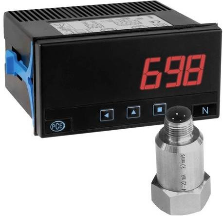 PCE Instruments Vibrationsmessgerät PCE-VMS 100 in Schwarz mit Schwingungsaufnehmer und 4...20mA Ausgang - Bild 1
