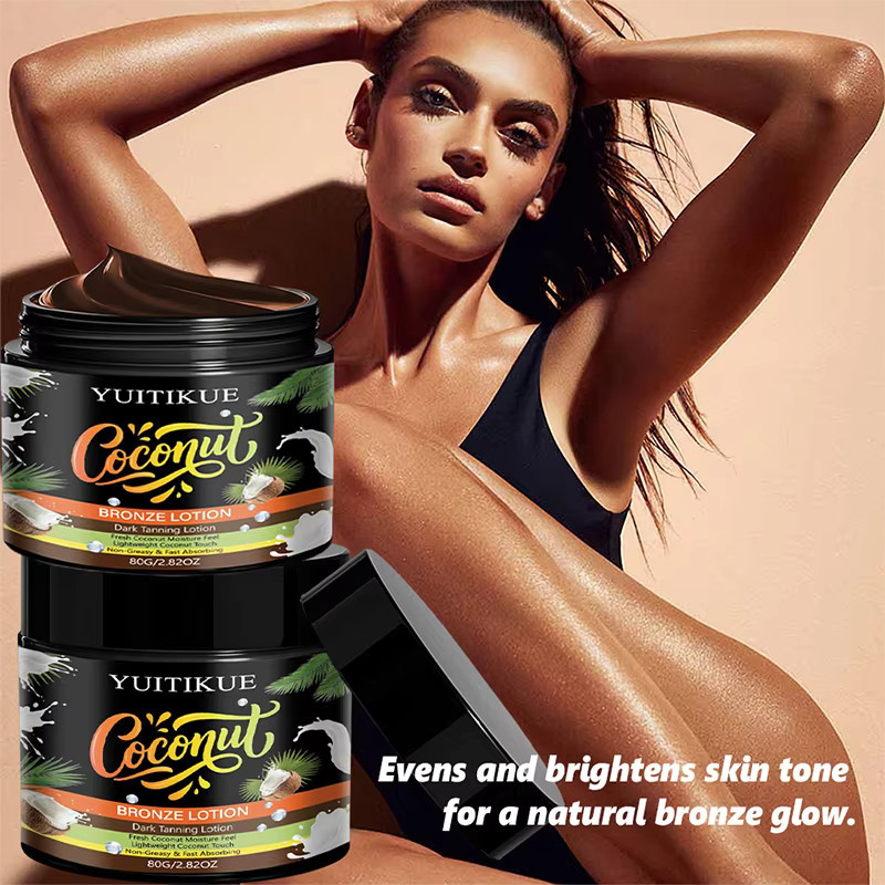 YUITIKUE Kokosnuss Bronze-Bräunungslotion, 80g, Unisex - Bild 4