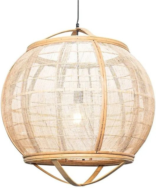 QAZQA Orientalische Hängelampe Pascal in Braun und Beige, dimmbar und höhenverstellbar, E27 - Bild 1
