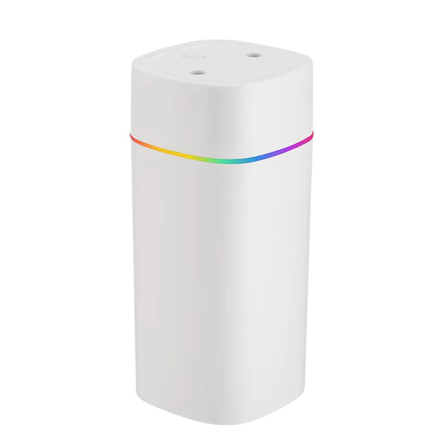 AFDEAL Tragbarer USB-Luftbefeuchter und Aroma-Diffuser mit Lichtfunktion, Weiß, 600 ml - Bild 5