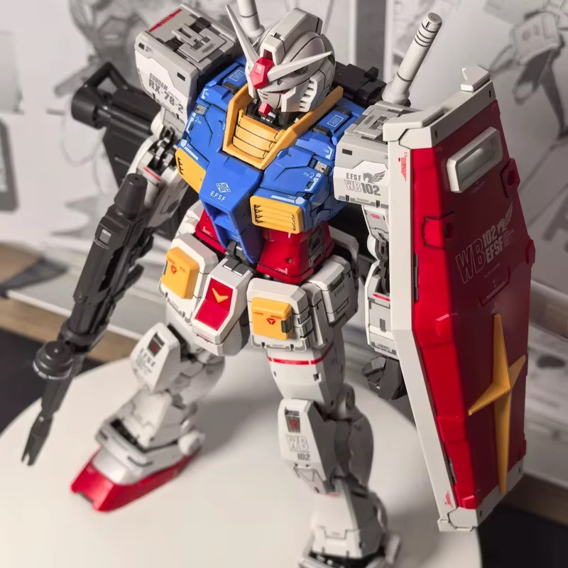 Bandai RX-78-2 2.0 MG 1/100 Bausatz, Actionfigur, Plastikmodellspielzeug - Bild 3