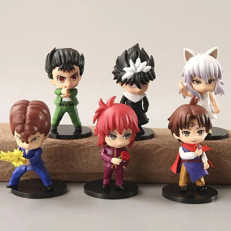 BANDAI YuYu Hakusho Anime-Figuren Yuusuke Urameshi Kurama Fleeting Shadow 6er-Set - Bild 2