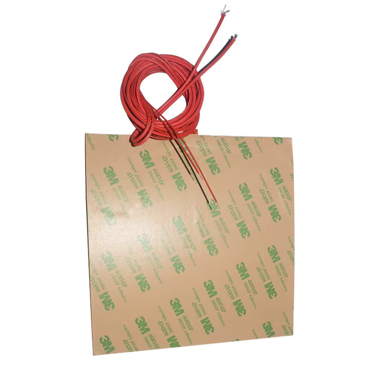 GKTOOLS Silikon-Heizpad für 3D-Drucker FDM, Farbe: Rot, B/T: 10 x 10 cm - Bild 2