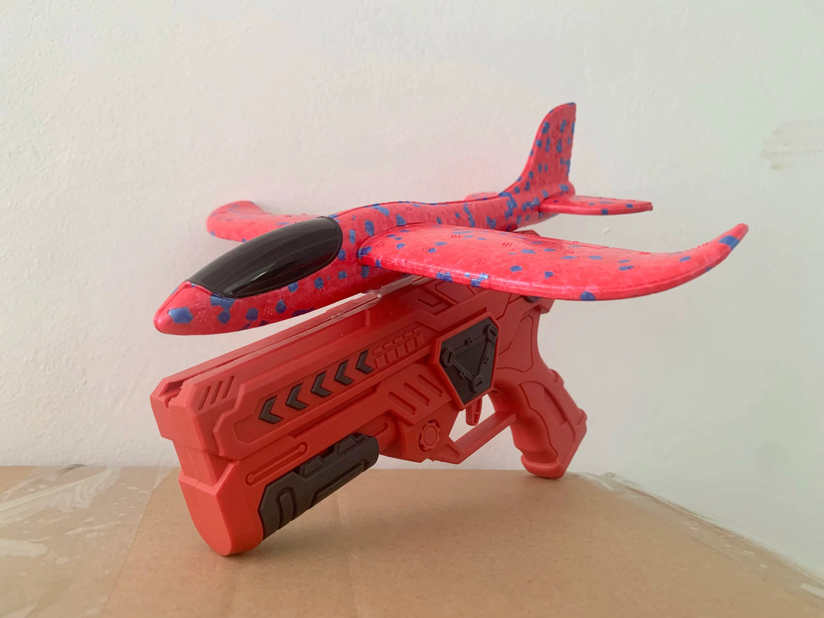 Katapult Schaum Flugzeug Pistole, Outdoor Sport Spielzeug - Bild 1
