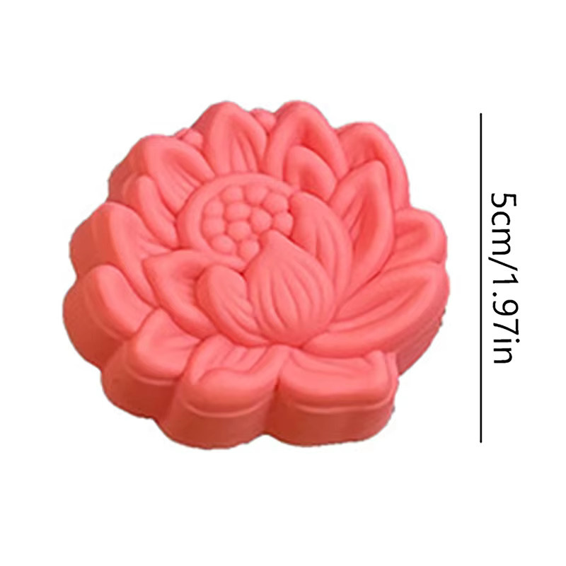 Hoeaden 5er Set Silikon Kerzenform für DIY Rose-Motive aus Seife, Gips oder Harz - Bild 2