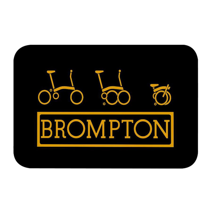 B-Bromptons Rutschfeste Bodenmatte für Eingangsbereich, Bad und Küche - Bild 3