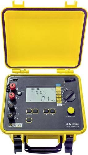 Chauvin Arnoux C.A 6240 Mikroohmmeter in Gelb - Bild 1