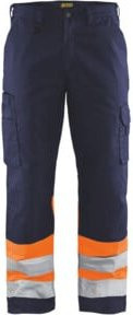 Blakläder Warnschutz-Bundhose in Orange und Marineblau, Konfektionsgröße DE: 58 - Bild 1