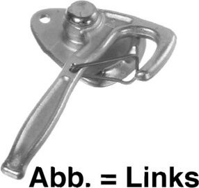 FBS Winkelhebelverschluss Nr. 3990 links, verzinkt, silber - Bild 1