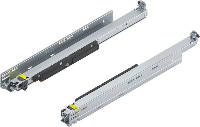 Blum Movento Vollauszug Tip On 766H5500T Nennlänge 550 mm bis 70 kg in Silber - Bild 1