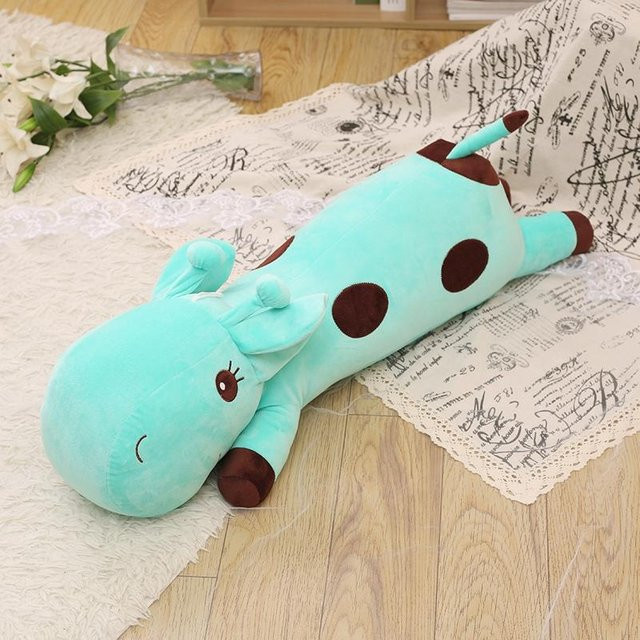 Kidsly Kawaii Giraffe Plüschtier, blau, 55cm - Bild 1