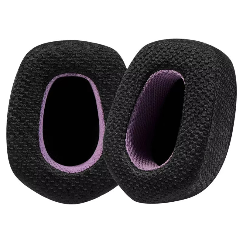 Kühlende Gel-Profi-Ersatz-Ohrpolster für Logitech G733 G535 G335 kabellose Gaming-Headsets in Schwarz und Lila - Bild 3