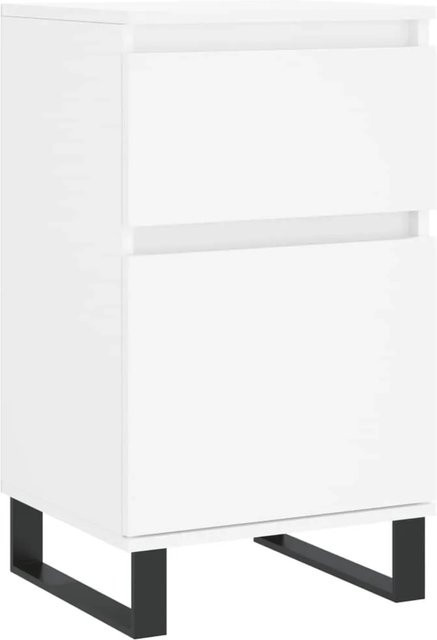 vidaXL Sideboard Weiß aus Holzwerkstoff und Eisen B/T/H: 40 x 35 x 70 cm - Bild 1