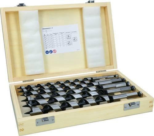 Bosch Schlangenbohrer-Set 6-teilig für Weichholz und Hartholz, Durchmesser: 10 mm, 12 mm, 14 mm, 16 mm, 18 mm, 20 mm - Bild 1