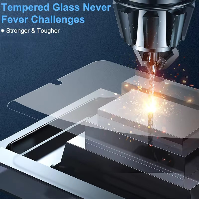 5 Stück Samsung HD Displayschutzfolie aus gehärtetem Glas, transparent, passend für Samsung Galaxy S25, S23, A55, A35 und A54 - Bild 3